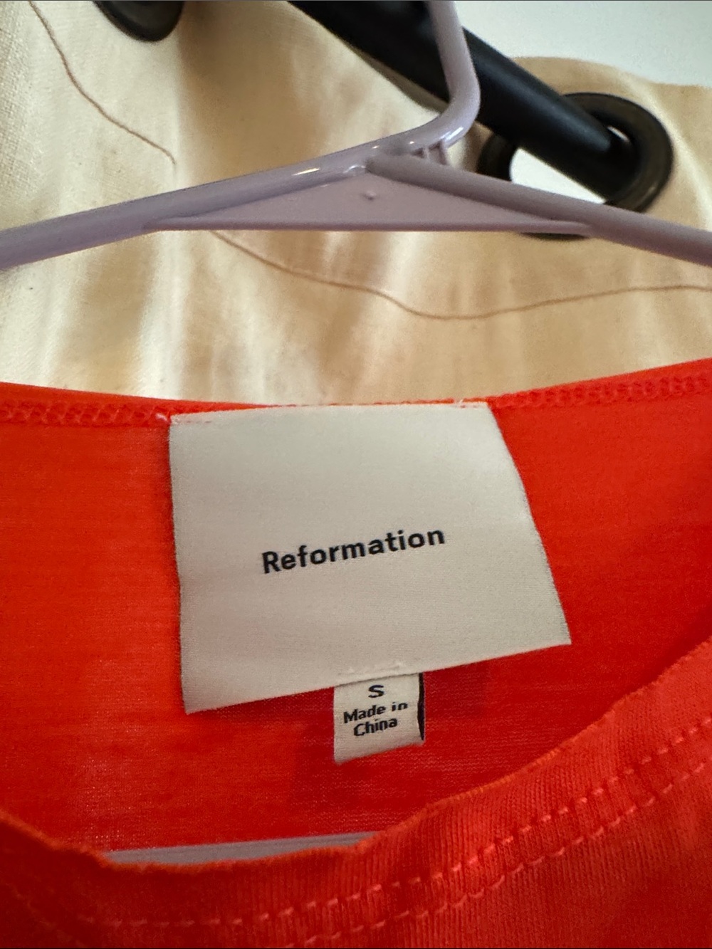 Reformation Red Draped Tank - Picture 3 of 3